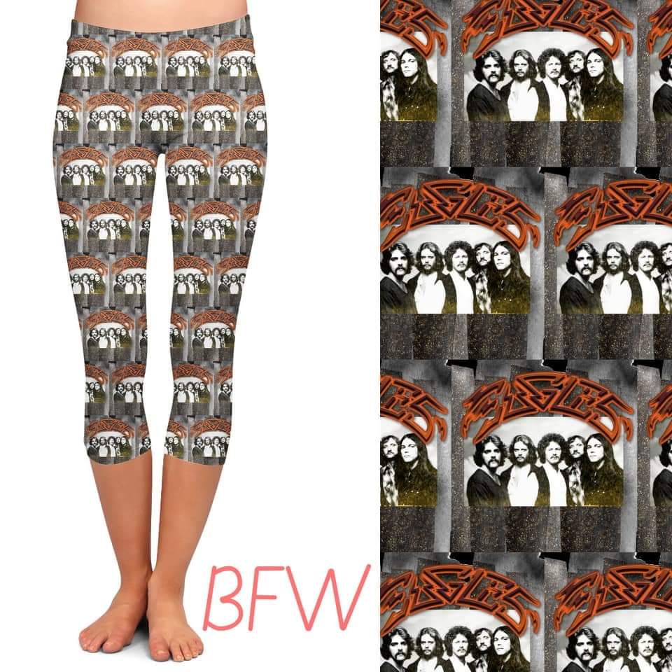 EAGLES LEGGINGS AND CAPRI WITH POCKETS