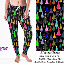 Load image into Gallery viewer, Electric Trees Full length Leggings with pockets and Skorts
