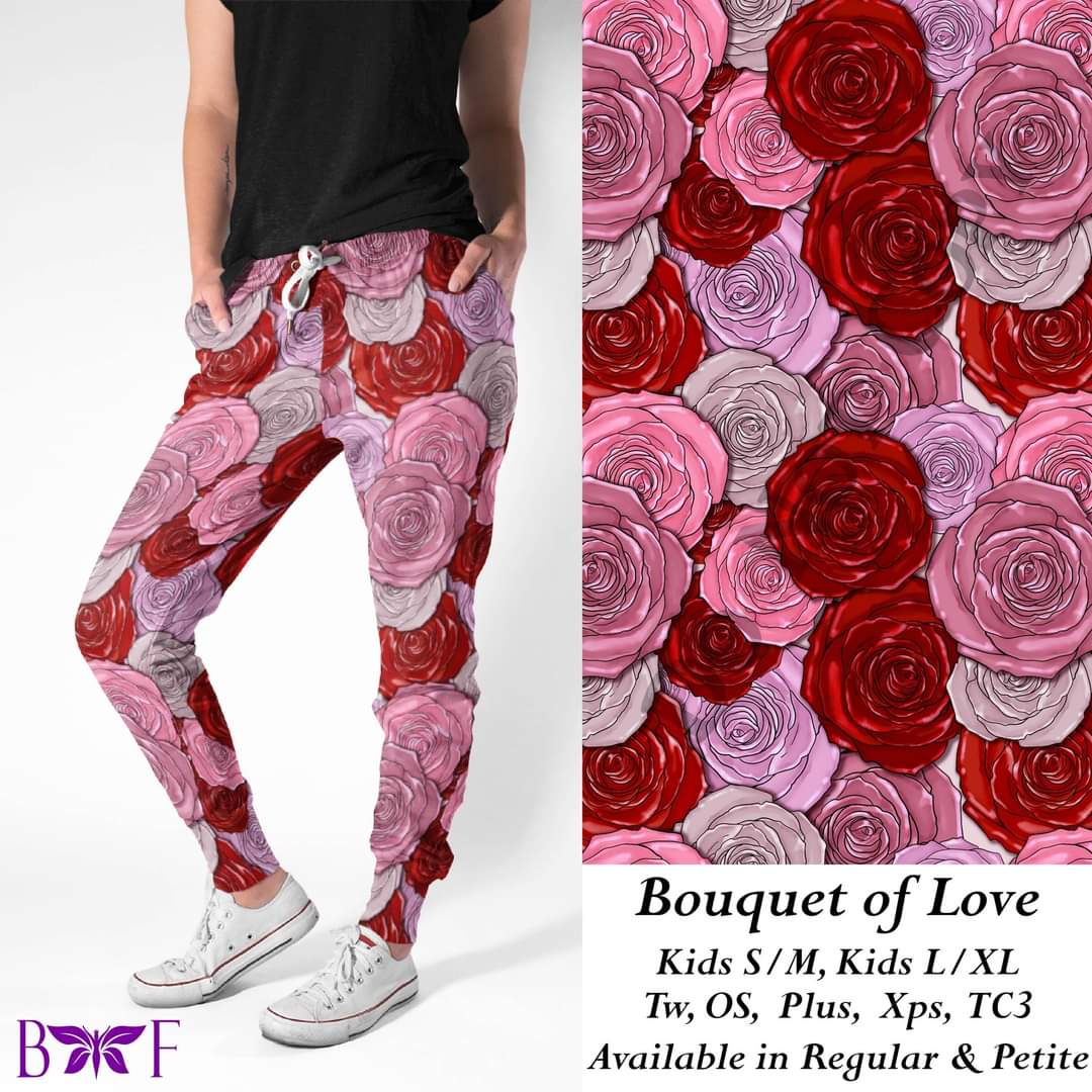 BOUQUET OF LOVE LEGGINGS WITIH POCKETS