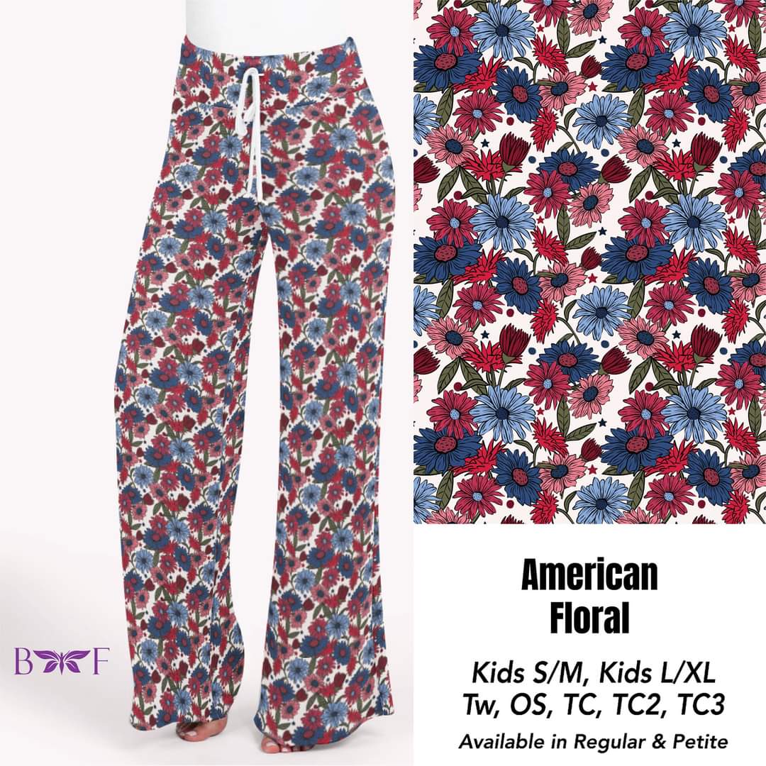 American Floral skorts,Capris and Shorts with pockets