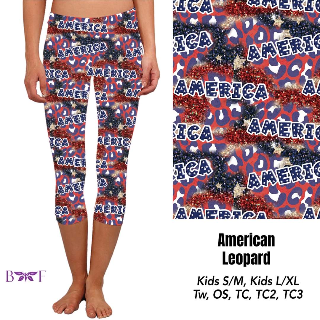 American Leopard capris and skorts with pockets