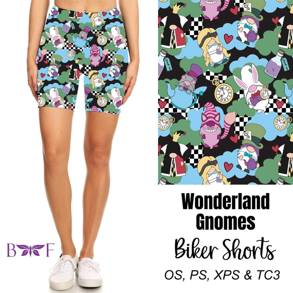 Wonderland Gnomes leggings with pockets