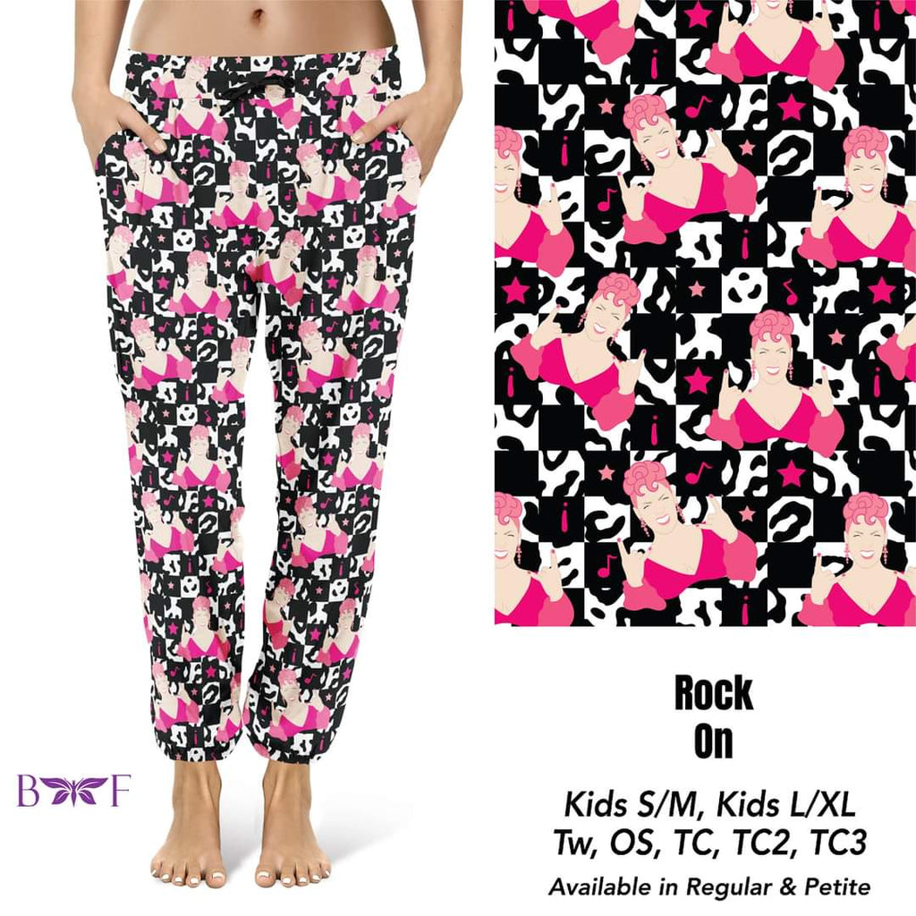 Rock On leggings, capris, skorts, and biker shorts