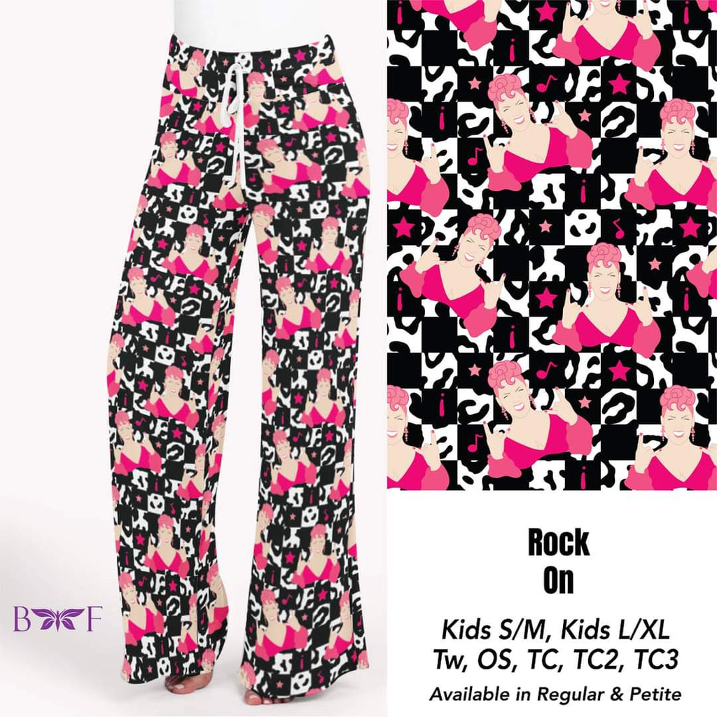 Rock On leggings, capris, skorts, and biker shorts