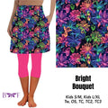 Bright Bouquet skirted capris