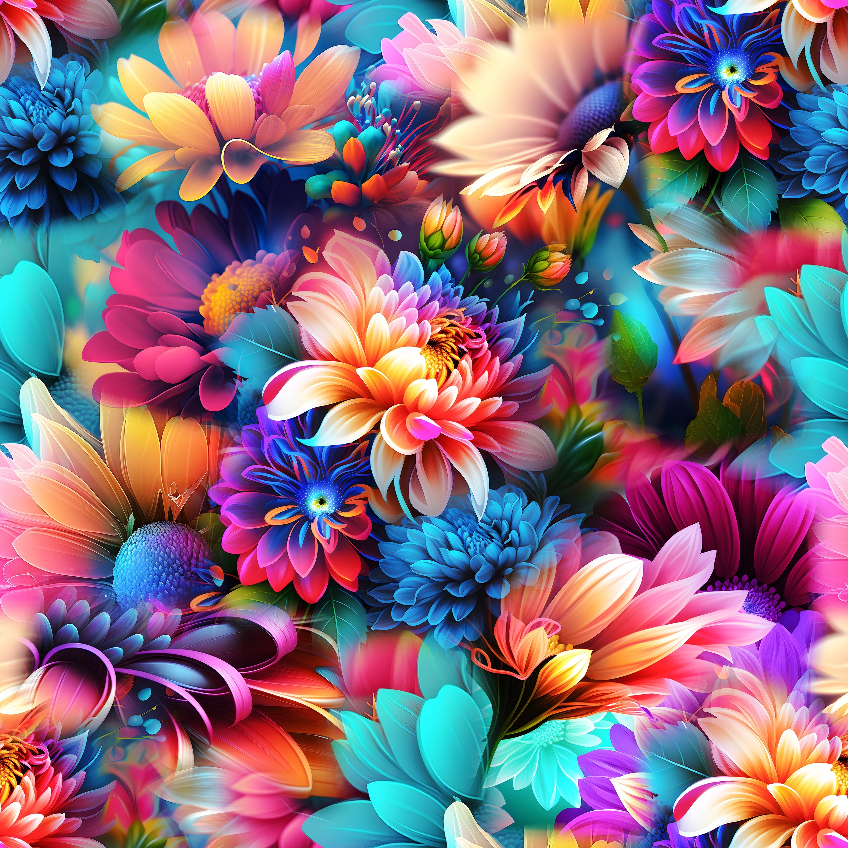 Floral Dreams Capris and Biker Shorts plus size only