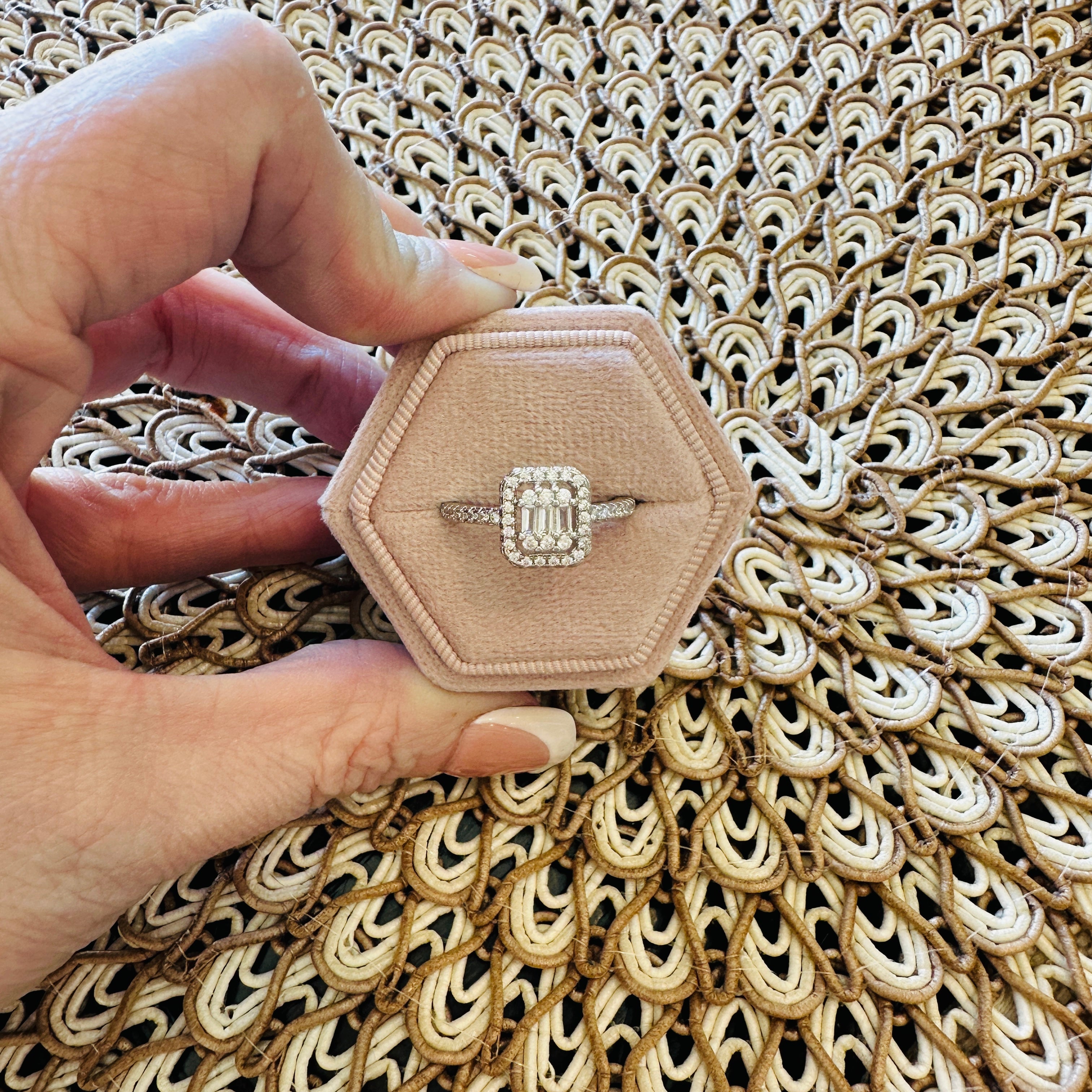 MODERN GRACE EMERALD CUT RING - READY TO SHIP!! RING