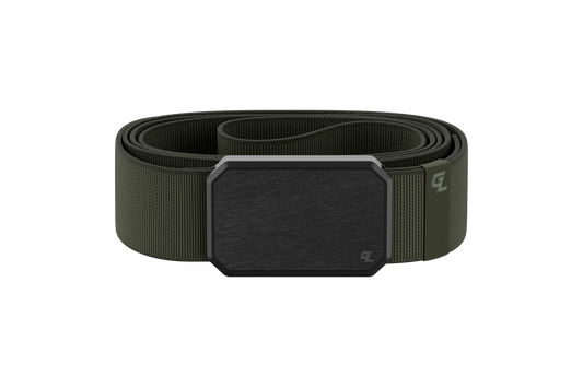 Groove Belt Gun Metal/Olive