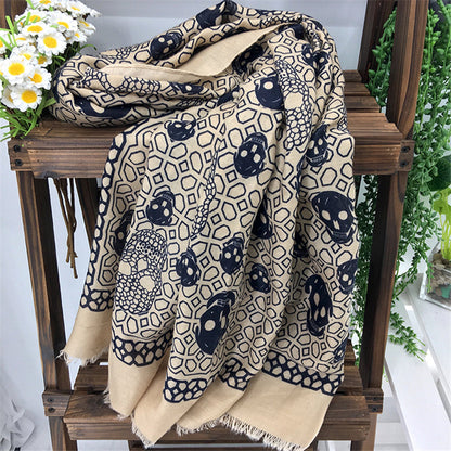 Zapps Printed Skulls Scarf