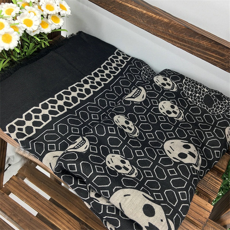 Zapps Printed Skulls Scarf