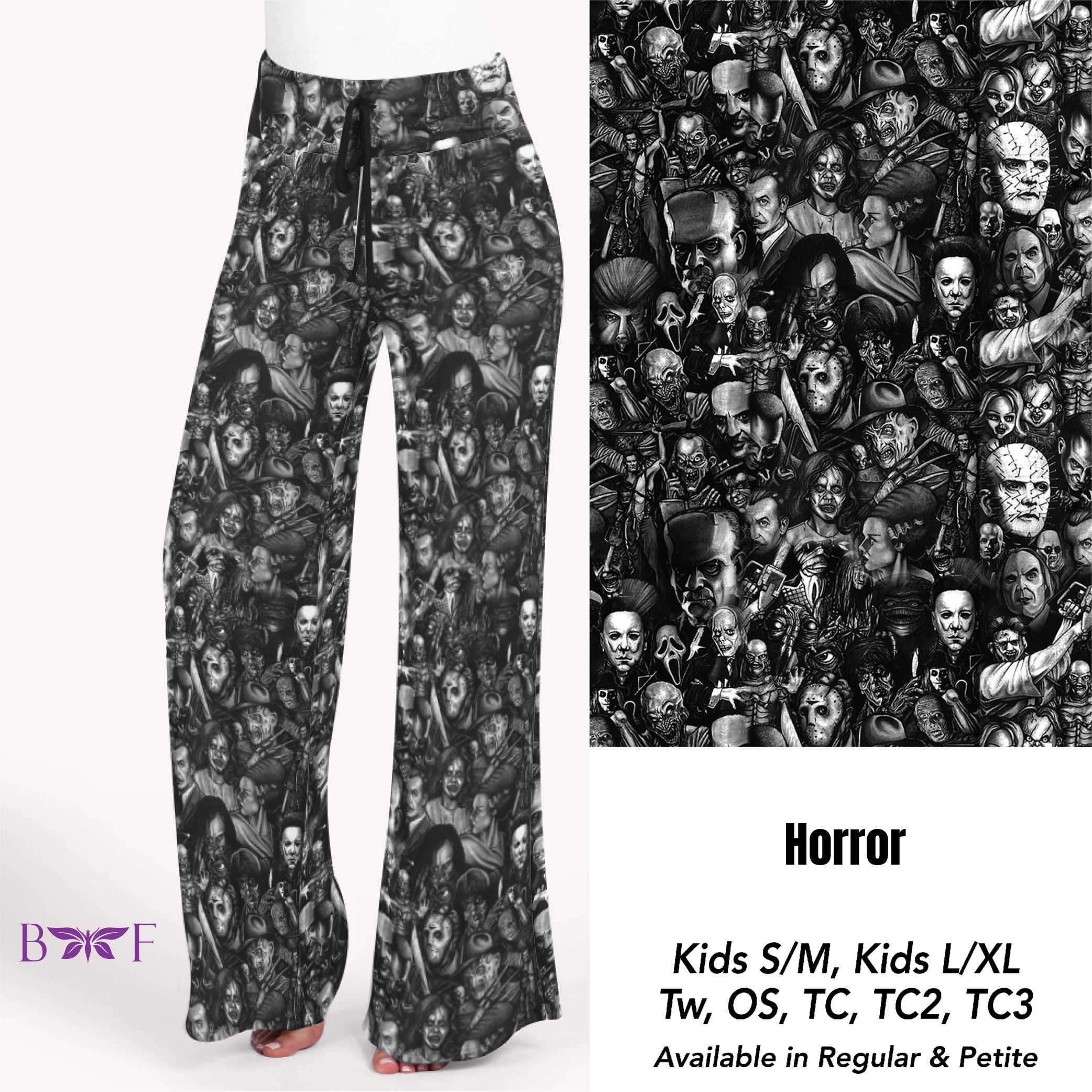 Horror leggings with pockets (only available in extended plus)
