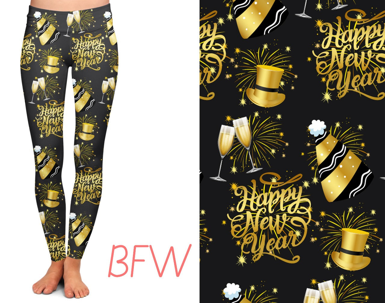 HAPPY NEW YEAR'S LEGGINGS