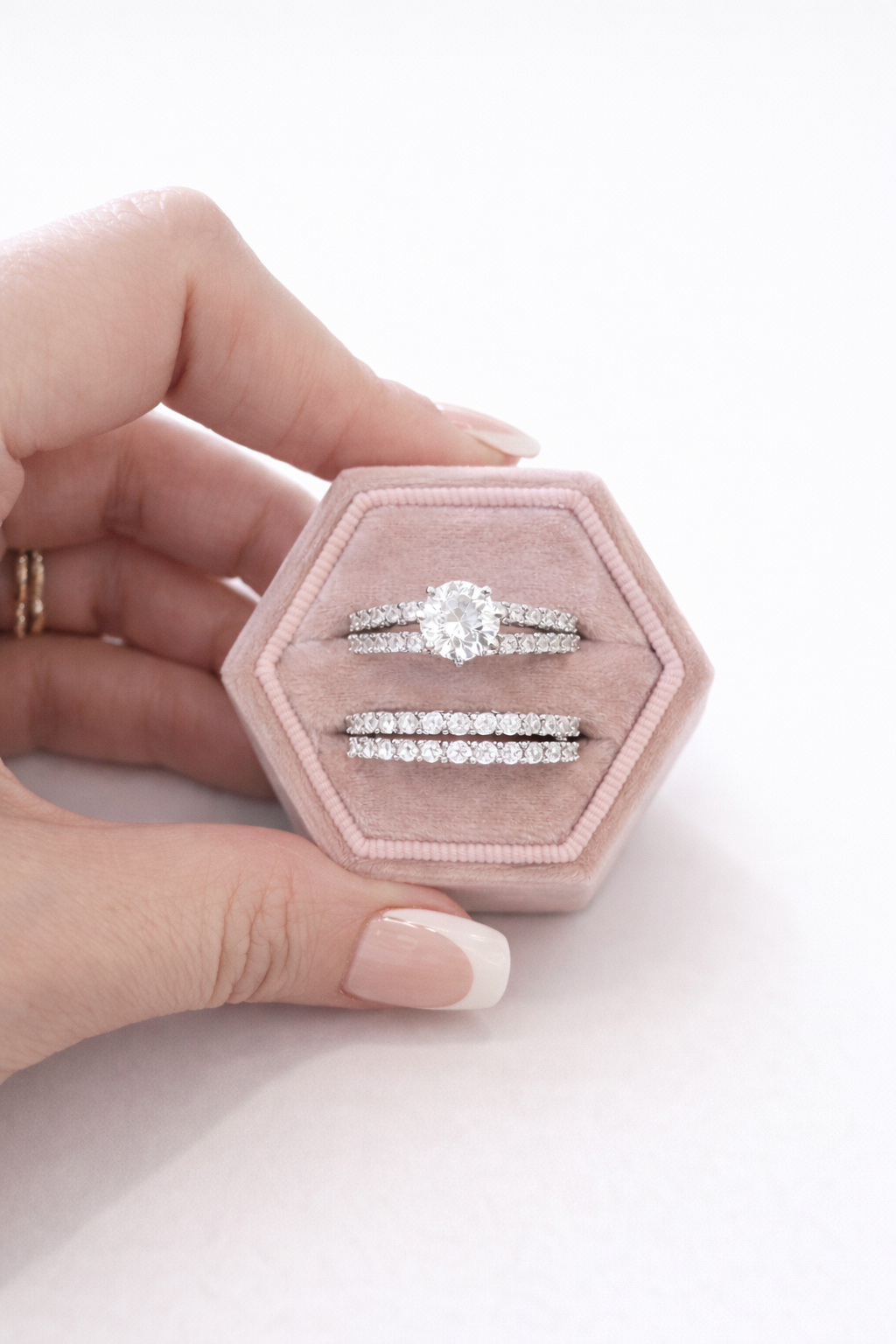 BETHANY 2-PIECE RING SET - SILVER ring