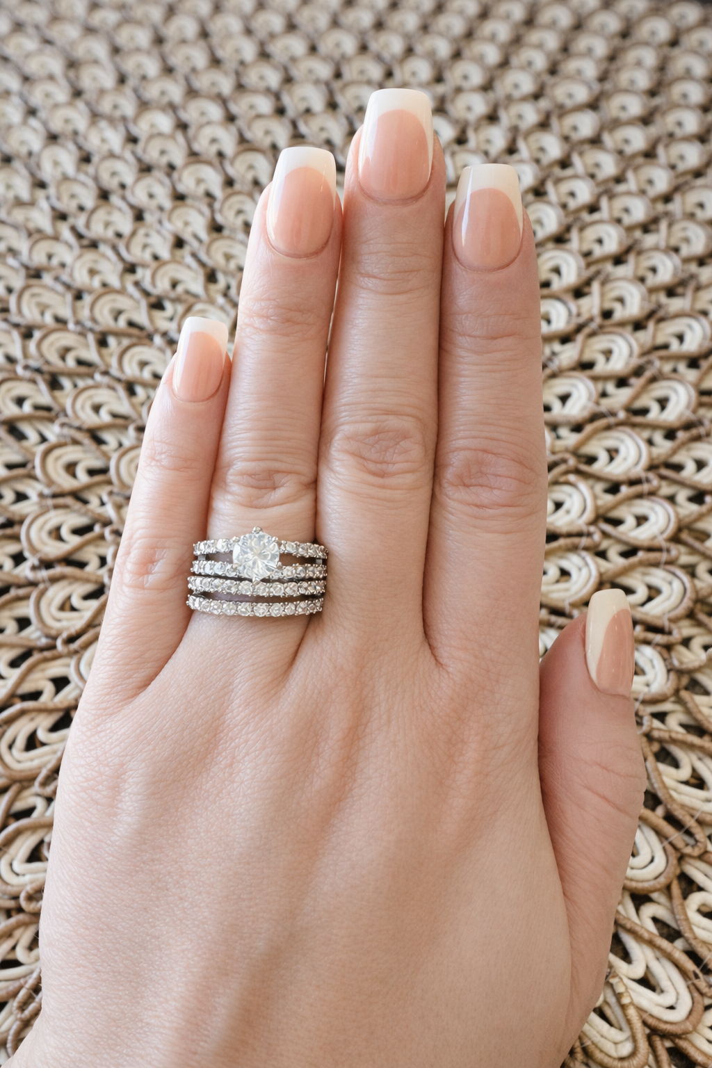 BETHANY 2-PIECE RING SET - SILVER ring