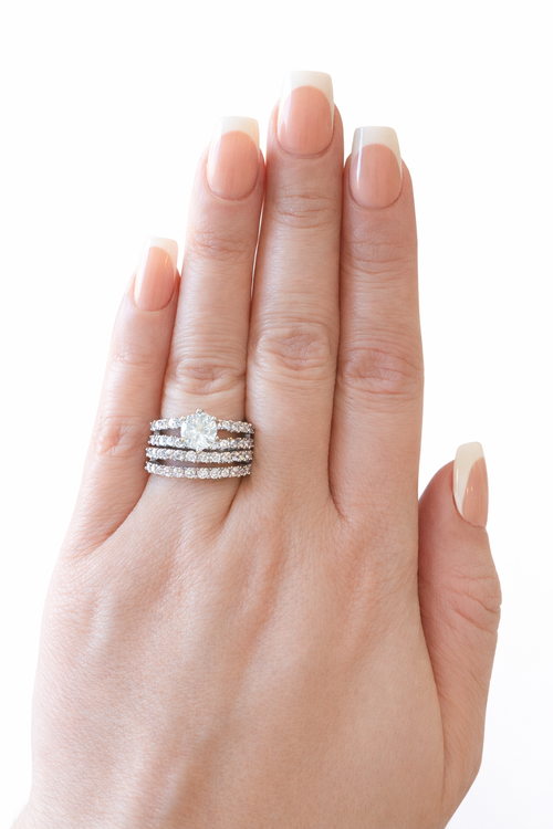 BETHANY 2-PIECE RING SET - SILVER ring