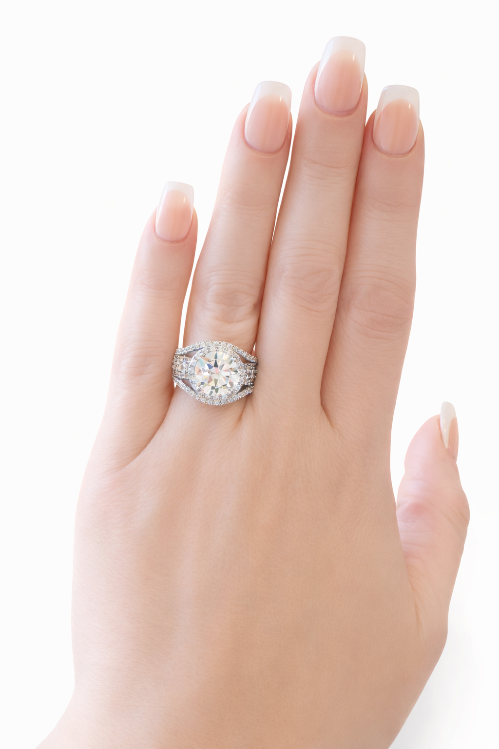 CELESTE HALO RING ring