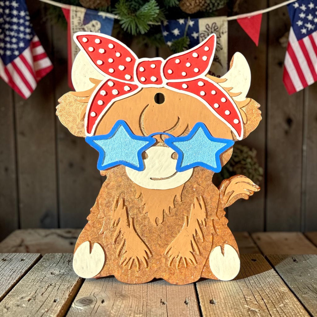 RED, WHITE AND MOO FRESHIE Air Freshner