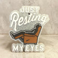 JUST RESTING MY EYES FRESHIE Air Freshner