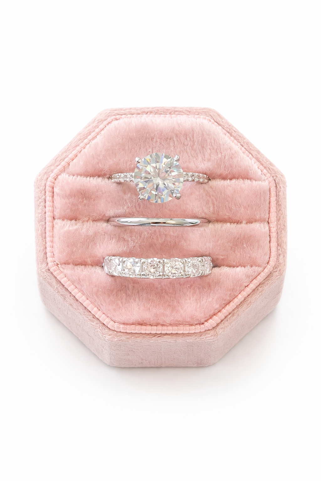 EVERLEIGH LUXE 3-PIECE RING SET - SILVER RING