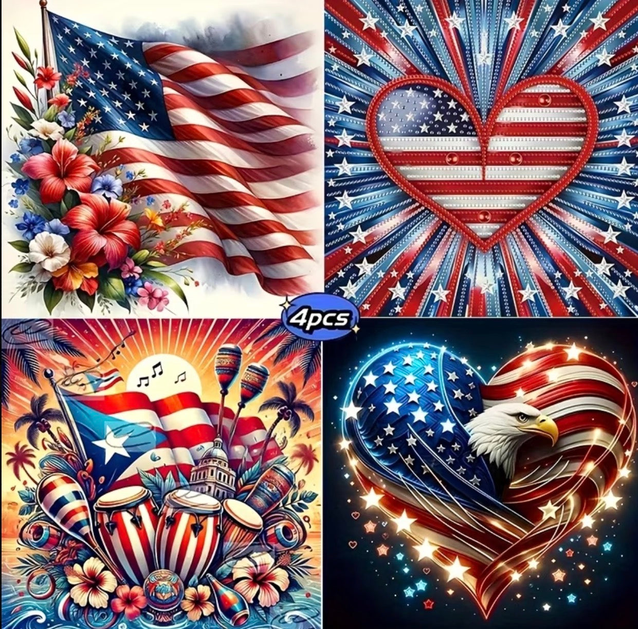 ASSORTED DIAMOND ART DIY PROJECTS - YOU PICK YOUR FAVORITE Diamond Art