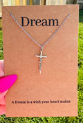 WATERPROOF DREAM CROSS NECKLACE