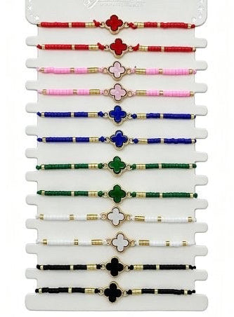 ADJUSTABLE FLEUR COLOR BRACELET | FITS MOST WRISTS OR ANKLE bracelet