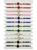 ADJUSTABLE FLEUR COLOR BRACELET | FITS MOST WRISTS OR ANKLE bracelet