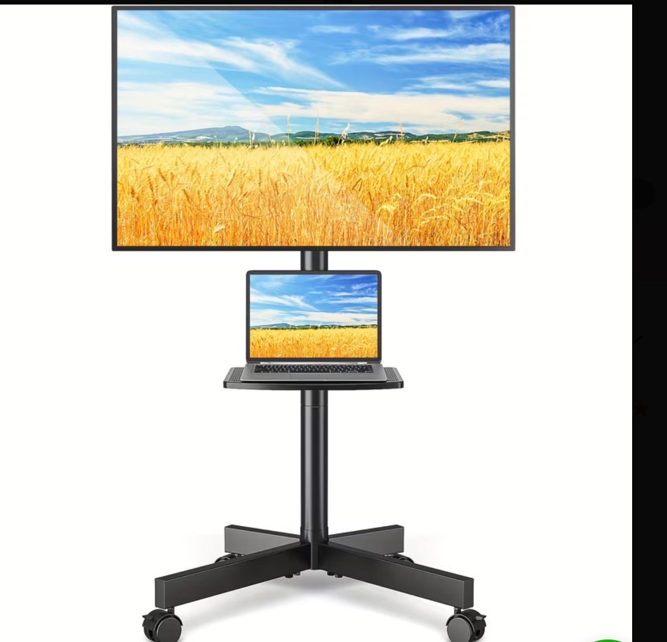 MOVIE/TV CART ON WHEELS TV mount