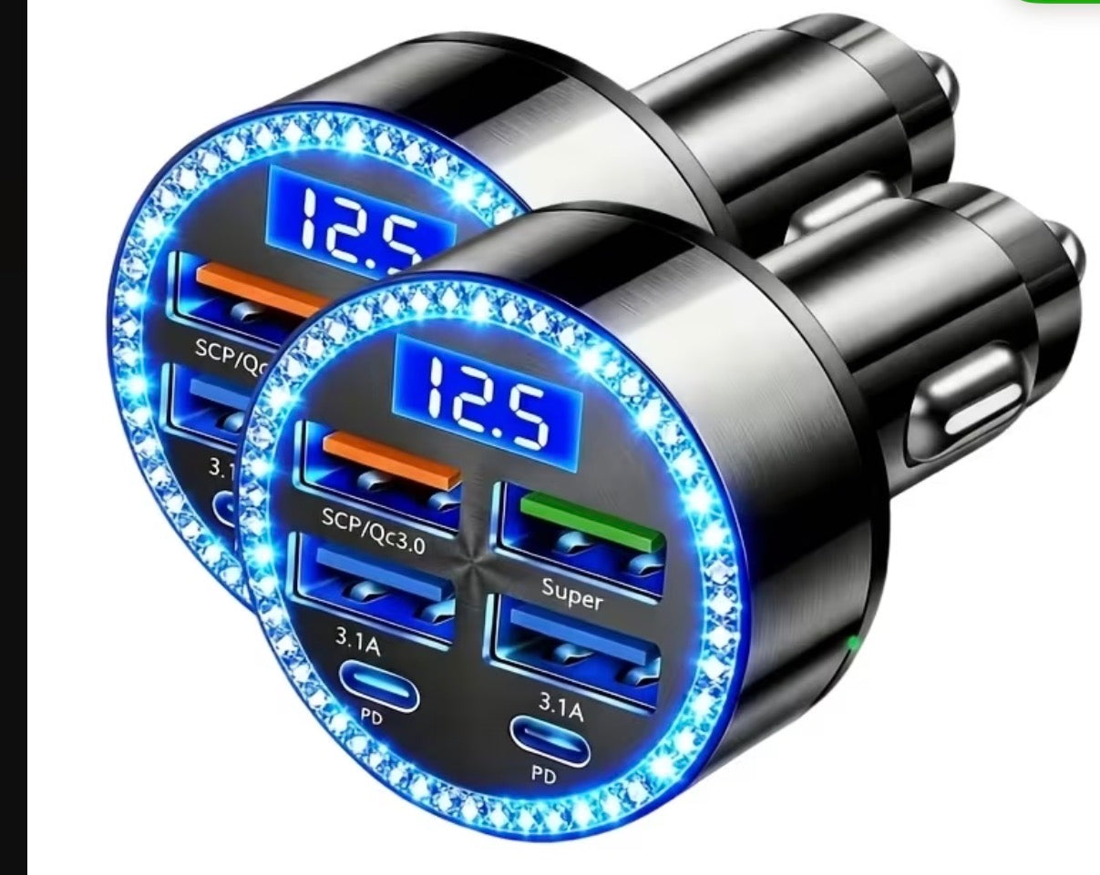 6-in-1 FAST CAR CHARGER Car Charger