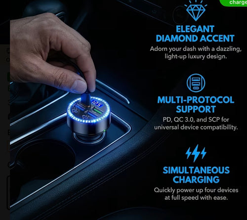 6-in-1 FAST CAR CHARGER Car Charger