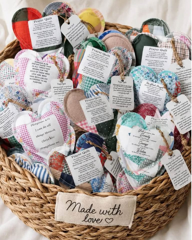 PRAYER QUILTS FOR OFFERING OF PHYSICAL COMFORT - A GREAT HOLIDAY GIFT prayer quilt