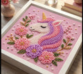 PASTEL UNICORN PEARL DIAMOND ART CRAFT PROJECT | GREAT FOR A CHILD'S ROOM Diamond Art