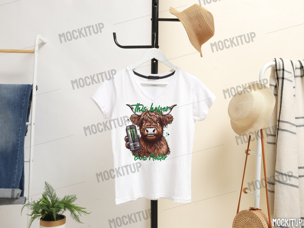 HIGHLAND HEIFER CUSTOM GRAPHIC TOP