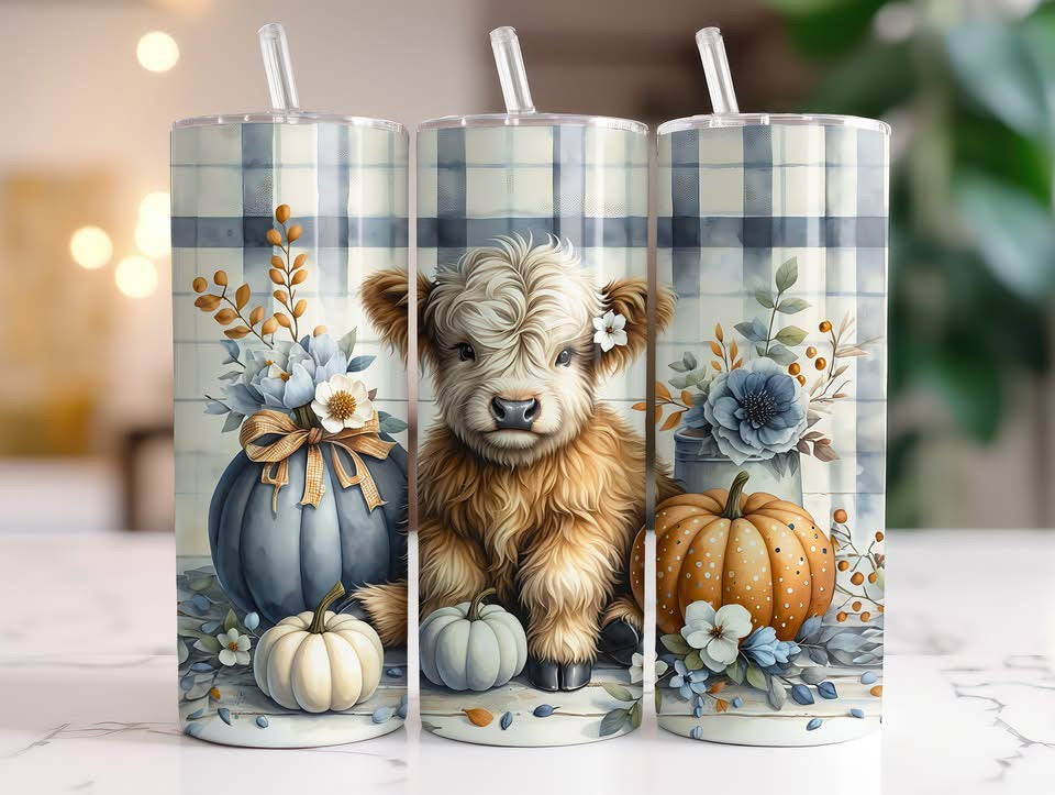FALL THEMED 20 OZ TUMBLERS - BRAND NEW drinkware