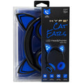 HYPE CAT EAR LED HEADPHONE IN BLUE WITH MICROPHONE | GREAT FOR THE KIDS ELECTRONIC