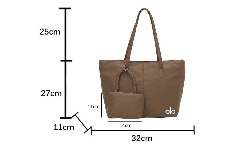 MOMMA AND ME YOGA TOTE BAG | YOUR CHOICE OF BLACK OR OLIVE GYM BAG