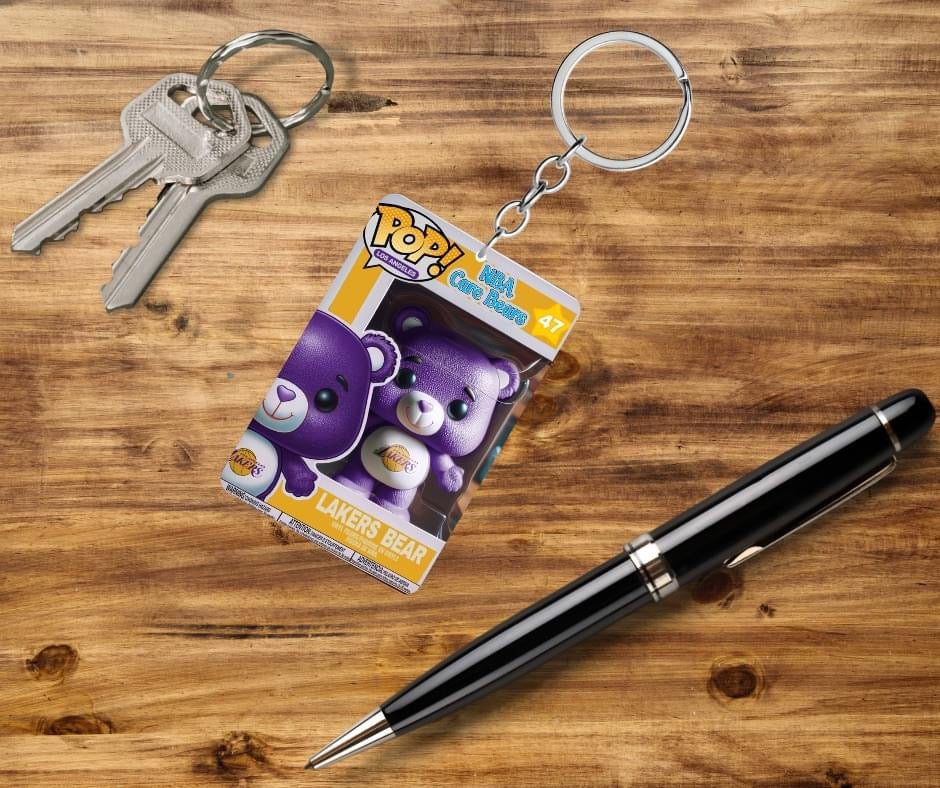 SPORTS TEAM KEYCHAINS, DON’T CARE BEARS Keychain