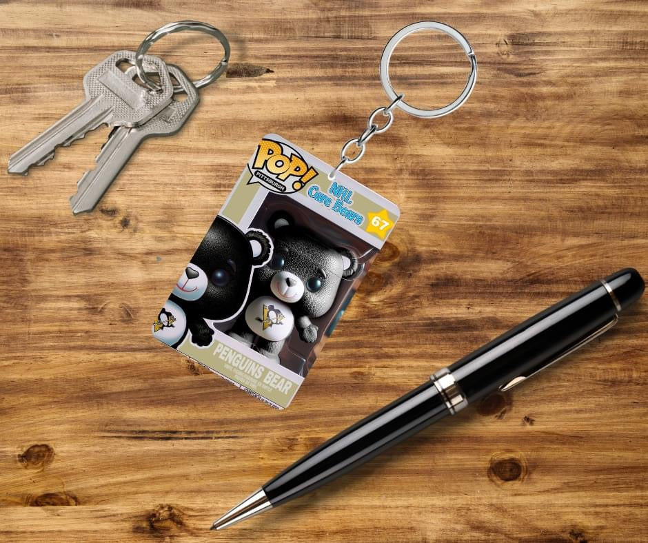 SPORTS TEAM KEYCHAINS, DON’T CARE BEARS Keychain