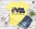 PEACE LOVE TRUCKING CUSTOM GRAPHIC TOP