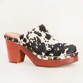 LOYAL WEST CARLOTTA TRAIL CLOGS - COWHIDE Heels & Clogs