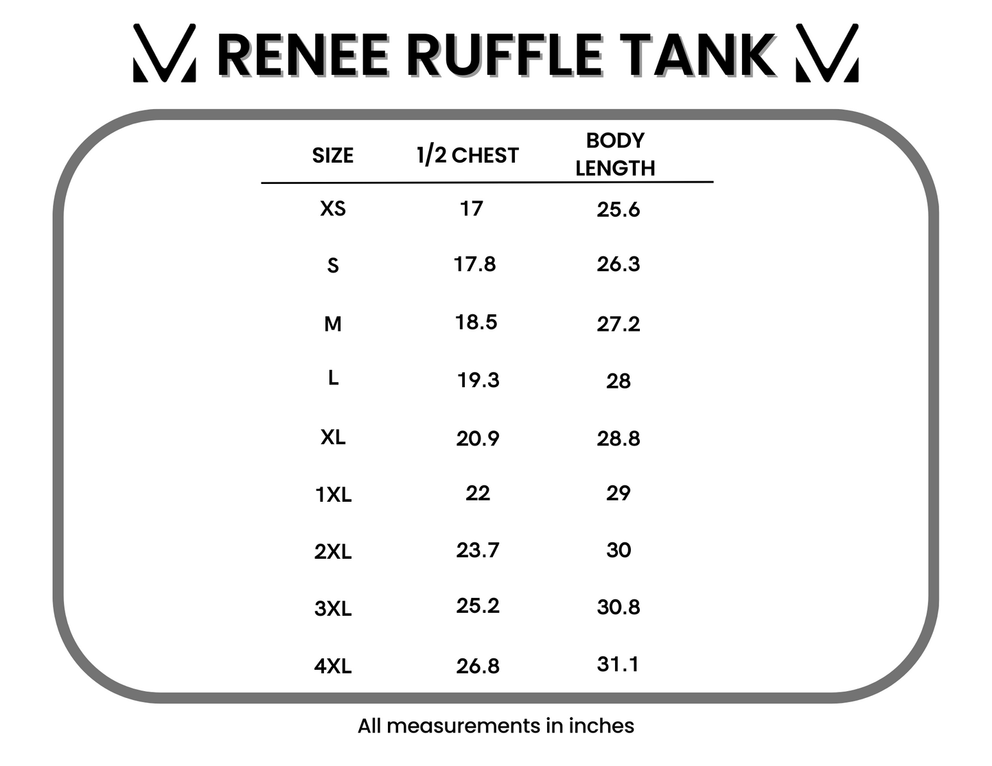 IN STOCK Renee Ruffle Tank - Black