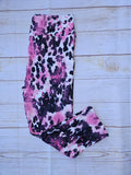 Pink Leopard capris and skorts with pockets
