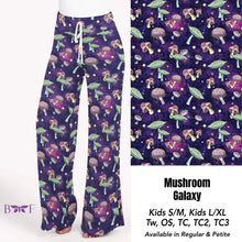 Load image into Gallery viewer, Mushroom galaxy leggings, Capris, joggers and Lounge Pants
