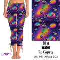 Oil & Water Side Tie Capris
