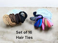 STRETCHY HAIR TIES - 2 PACKS (SET OF 16) WILL BE SENT HAIR ACCESSORY