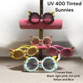 These quality sunnies are perfect for the kiddos! They are tinted and protected with UV400. Great colors to choose from, grab these for the little ones todaay