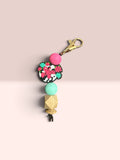 HANDMADE CUSTOM MAMA AND MOM THEMED BEADED KEYCHAINS | MAKE THE PERFECT GIFT