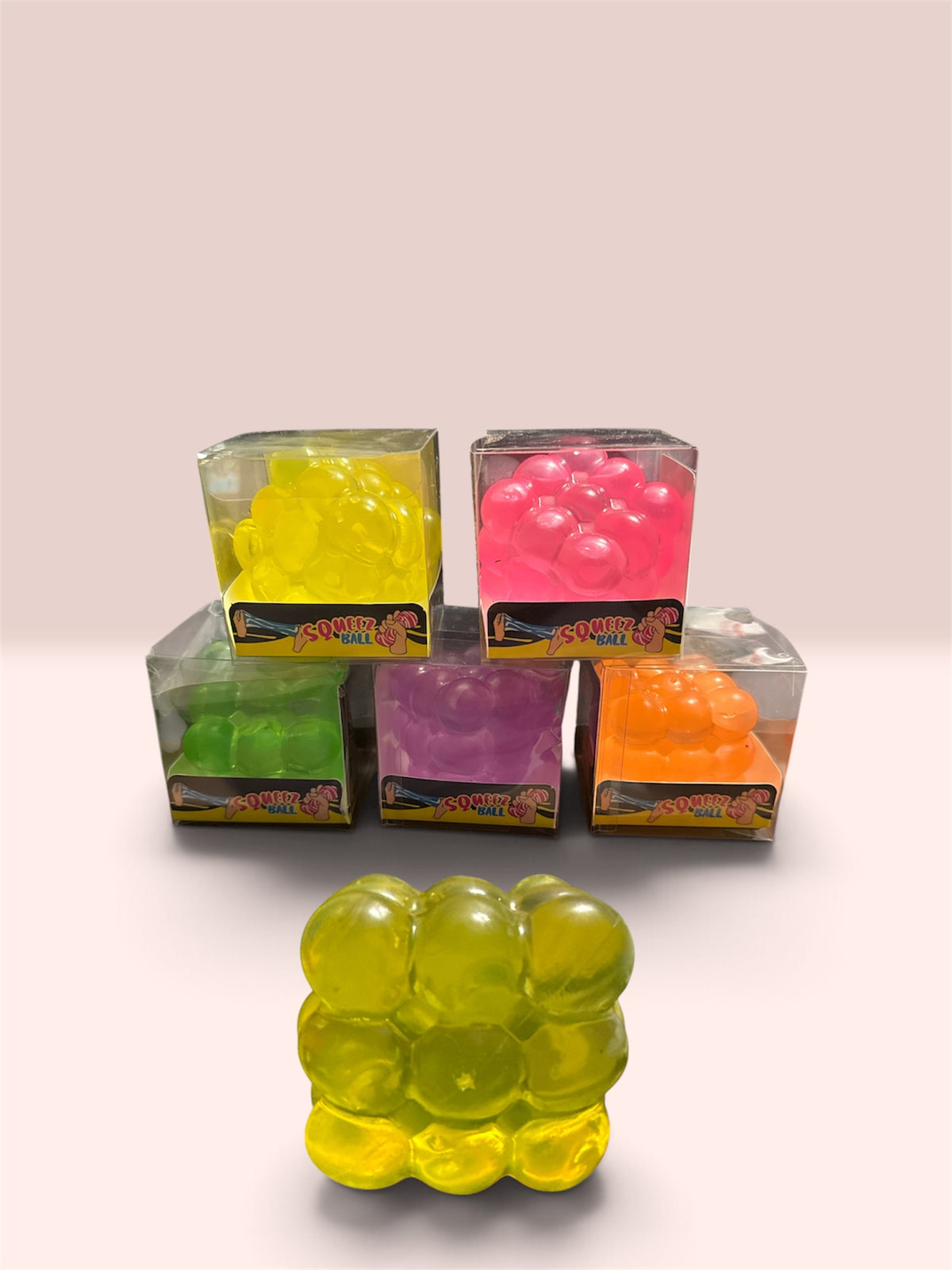 BUBBLY SQUEEZE BALL | SQUEEZE THE STRESS AWAY