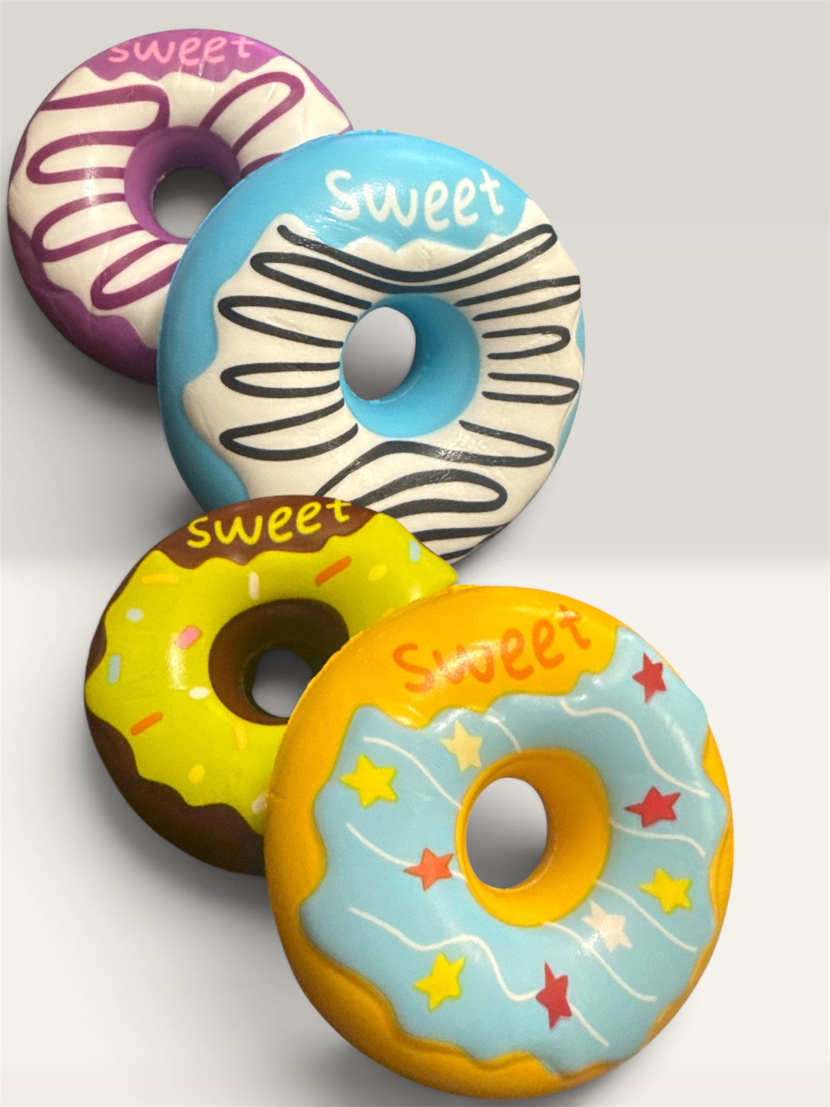 SQUISHY DONUT SENSORY TOYS FOR ALL AGES - MYSTERY COLOR WILL BE SENT sensory toy