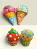 SQUISHY FUN DESSERTS OF ALL KINDS - MYSTERY DESSERTS WILL BE SENT - COLLECT THEM ALL sensory toy